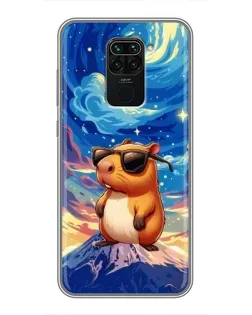 Чехол для Xiaomi Redmi Note 9 с картинкой «Капибара Ван Гога»
