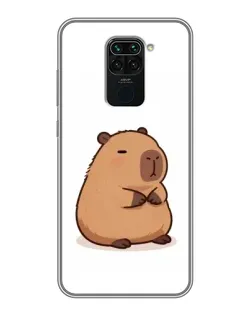 Чехол для Xiaomi Redmi Note 9 с картинкой «Толстенькая капибара»
