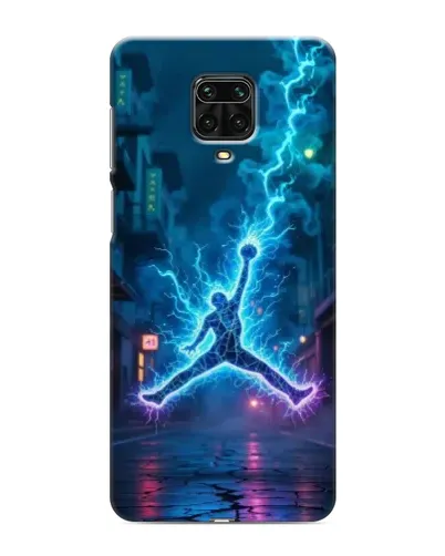 Чохол для Xiaomi Redmi Note 9S з картинкою «Jordan Gold Jumpman»