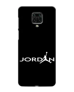Чохол для Xiaomi Redmi Note 9S з картинкою «Jordan White Logo»