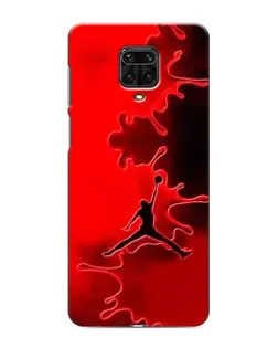 Чохол для Xiaomi Redmi Note 9S з картинкою «Jordan Red Smoke»