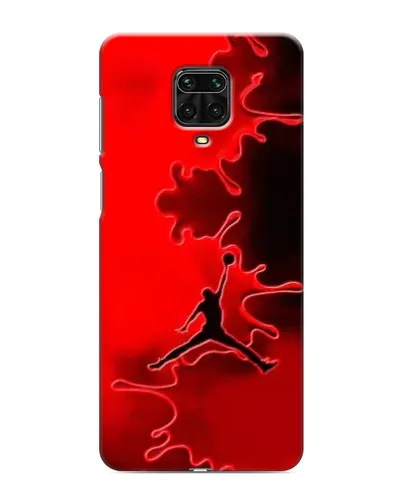 Чохол для Xiaomi Redmi Note 9S з картинкою «Jordan Red Smoke»