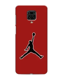 Чохол для Xiaomi Redmi Note 9S з картинкою «Jordan Red Back»