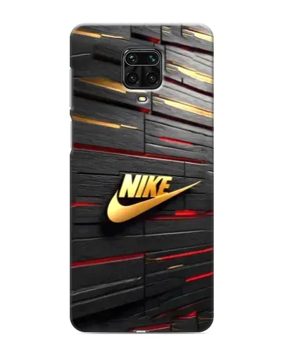 Чехол для Xiaomi Redmi Note 9S с картинкой «Золотой Nike на металле» Чехол для Xiaomi Redmi Note 9S с картинкой «Золотой Nike на металле»