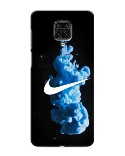 Чехол для Xiaomi Redmi Note 9S с картинкой «Nike и синий дым»