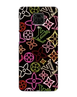 Чохол для Xiaomi Redmi Note 9S з картинкою «Неоновий мікс Nike»