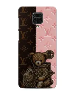 Чохол для Xiaomi Redmi Note 9S з картинкою «Ведмедик у стилі LV»