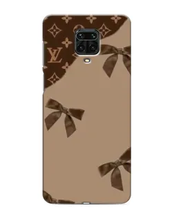 Чохол для Xiaomi Redmi Note 9S з картинкою «LV — кавовий атлас»