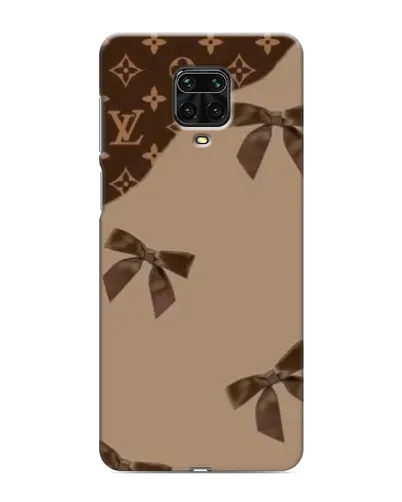 Чохол для Xiaomi Redmi Note 9S з картинкою «LV — кавовий атлас»