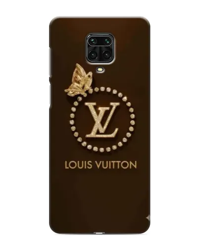 Чохол для Xiaomi Redmi Note 9S з картинкою «LV — золота печатка»