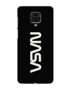 Чохол для Xiaomi Redmi Note 9S з картинкою «NASA — вертикальний логотип»