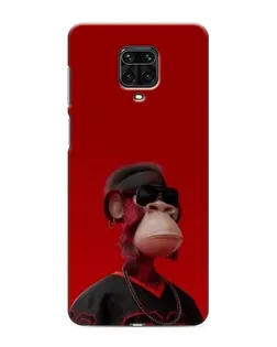 Чохол для Xiaomi Redmi Note 9S з картинкою «Bored Ape в червоному» Чохол для Xiaomi Redmi Note 9S з картинкою «Bored Ape в червоному»