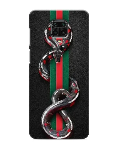 Чехол для Xiaomi Redmi Note 9S с картинкой «Gucci — змея на полосе» Чехол для Xiaomi Redmi Note 9S с картинкой «Gucci — змея на полосе»