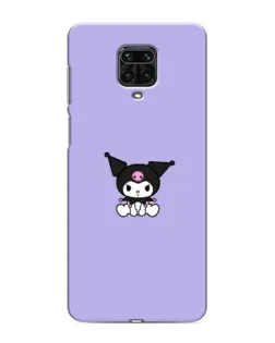 Чехол для Xiaomi Redmi Note 9S с картинкой «Kuromi — фиолетовый минимализм»