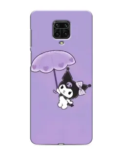 Чехол для Xiaomi Redmi Note 9S с картинкой «Kuromi с зонтиком»