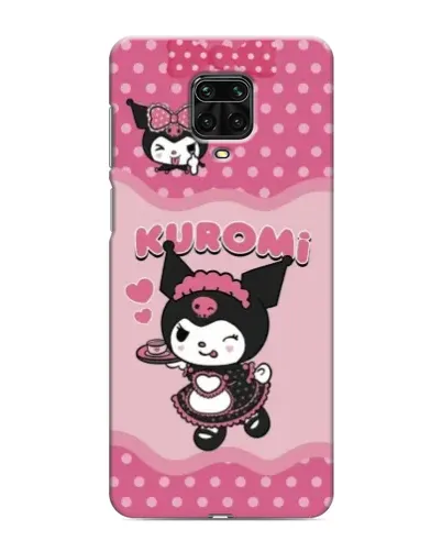 Чехол для Xiaomi Redmi Note 9S с картинкой «Kuromi в очках»