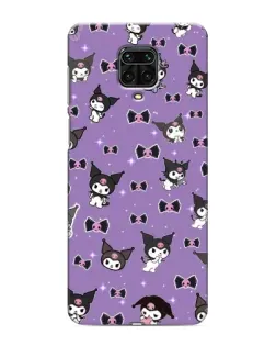 Чехол для Xiaomi Redmi Note 9S с картинкой «Kuromi — паттерн»