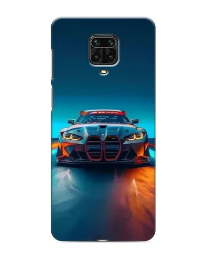 Чехол для Xiaomi Redmi Note 9S с картинкой «BMW — огни неона» Чехол для Xiaomi Redmi Note 9S с картинкой «BMW — огни неона»