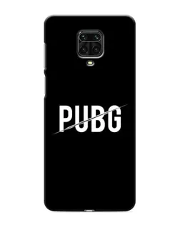 Чохол для Xiaomi Redmi Note 9S з картинкою «PUBG — білий логотип»