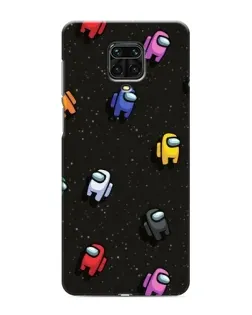 Чохол для Xiaomi Redmi Note 9S з картинкою «Космічний патерн Among Us»