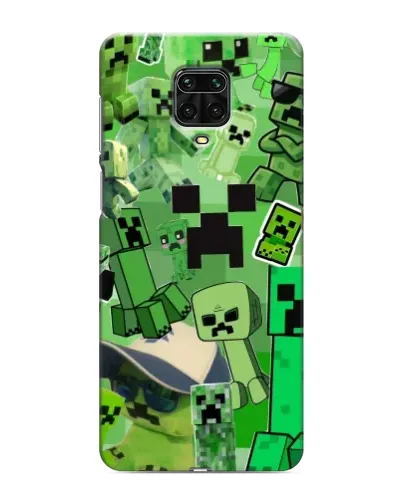 Чохол для Xiaomi Redmi Note 9S з картинкою «Кріпери Minecraft»