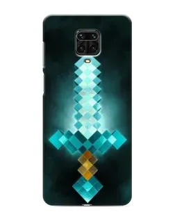 Чохол для Xiaomi Redmi Note 9S з картинкою «Алмазний меч неон»