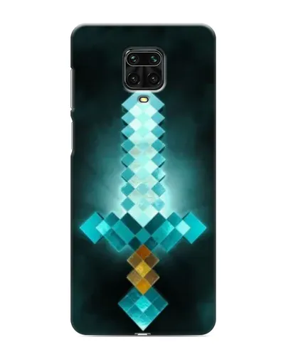 Чохол для Xiaomi Redmi Note 9S з картинкою «Алмазний меч неон»