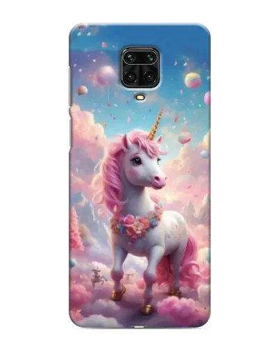 Чохол для Xiaomi Redmi Note 9S з картинкою «Єдиноріг серед хмар»