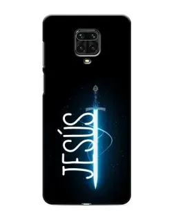 Чехол для Xiaomi Redmi Note 9S с картинкой «Меч Духа Jesus»