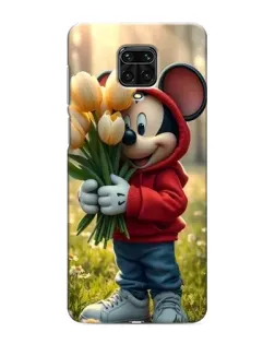 Чохол для Xiaomi Redmi Note 9S з картинкою «Міккі з тюльпанами» Чохол для Xiaomi Redmi Note 9S з картинкою «Міккі з тюльпанами»