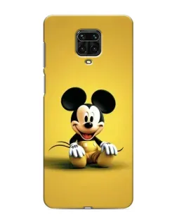 Чохол для Xiaomi Redmi Note 9S з картинкою «Міккі на жовтому»