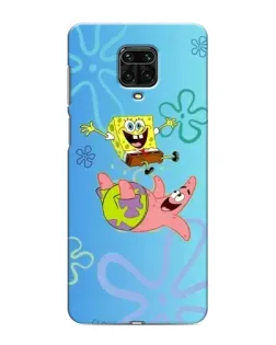 Чохол для Xiaomi Redmi Note 9S з картинкою «Спанч Боб та Патрік»