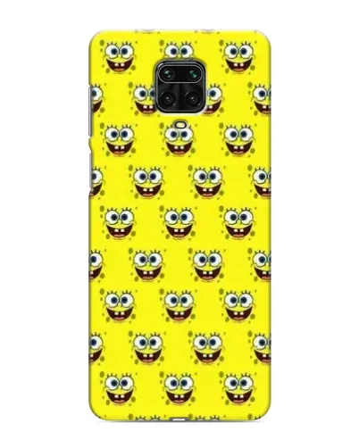 Чохол для Xiaomi Redmi Note 9S з картинкою «Паттерн Губка Боб»