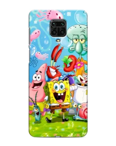 Чехол для Xiaomi Redmi Note 9S с картинкой «Губка Боб и друзья» Чехол для Xiaomi Redmi Note 9S с картинкой «Губка Боб и друзья»