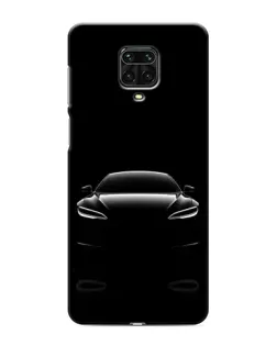 Чехол для Xiaomi Redmi Note 9S с картинкой «Силуэт Tesla Night»