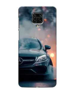 Чехол для Xiaomi Redmi Note 9S с картинкой «Mercedes — ночной город»