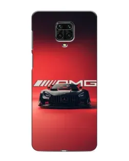Чехол для Xiaomi Redmi Note 9S с картинкой «Mercedes AMG — красная линия»