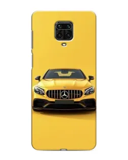 Чехол для Xiaomi Redmi Note 9S с картинкой «Желтый Mercedes GT»