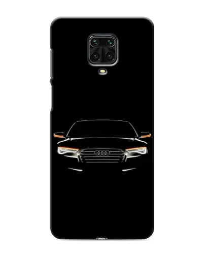 Чехол для Xiaomi Redmi Note 9S с картинкой «Audi — ночной контур»