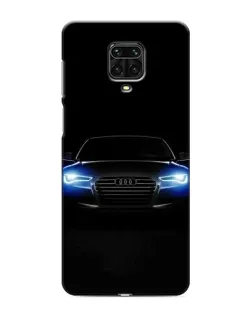 Чехол для Xiaomi Redmi Note 9S с картинкой «Audi в неоне»