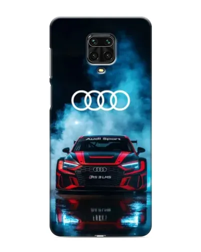 Чехол для Xiaomi Redmi Note 9S с картинкой «Audi Sport — неон»