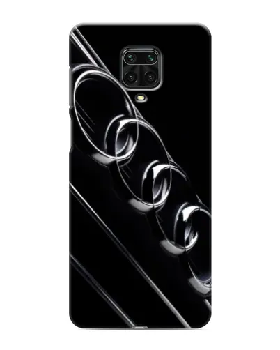 Чехол для Xiaomi Redmi Note 9S с картинкой «Audi — абстрактные кольца»