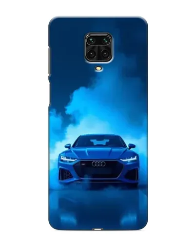 Чехол для Xiaomi Redmi Note 9S с картинкой «Audi — голубая энергия»