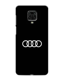 Чехол для Xiaomi Redmi Note 9S с картинкой «Audi White Logo»