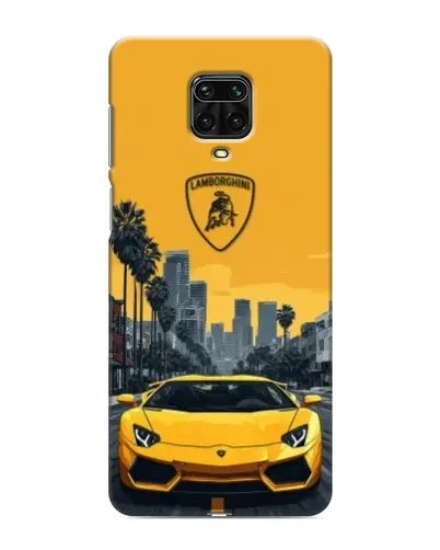 Чехол для Xiaomi Redmi Note 9S с картинкой «Желтый Lamborghini город» Чехол для Xiaomi Redmi Note 9S с картинкой «Желтый Lamborghini город»
