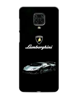 Чехол для Xiaomi Redmi Note 9S с картинкой «Логотип Lamborghini классика»