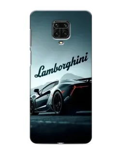 Чехол для Xiaomi Redmi Note 9S с картинкой «Классическая надпись Lamborghini»