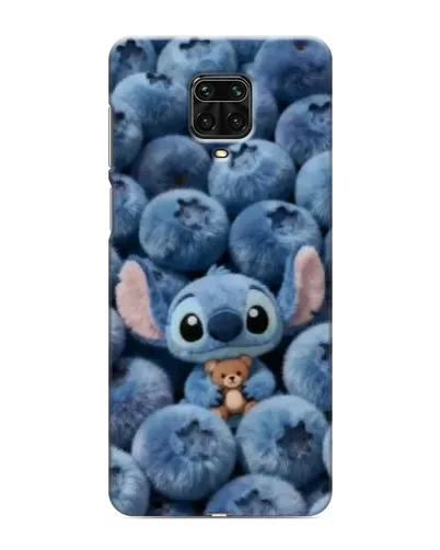 Чехол для Xiaomi Redmi Note 9S с картинкой «Стич и голубика» Чехол для Xiaomi Redmi Note 9S с картинкой «Стич и голубика»