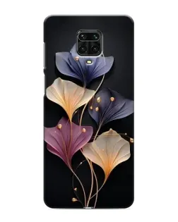 Чехол для Xiaomi Redmi Note 9S с картинкой «Лиловые цветы грации»