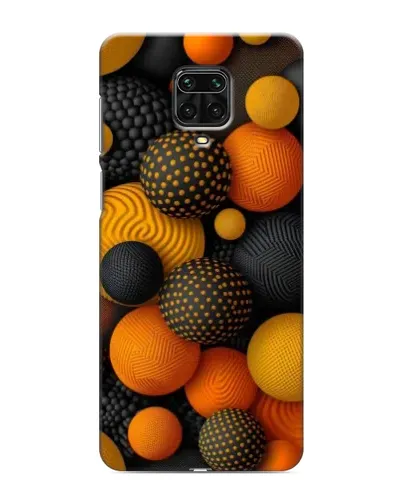 Чехол для Xiaomi Redmi Note 9S с картинкой «Объемные оранжевые сферы» Чехол для Xiaomi Redmi Note 9S с картинкой «Объемные оранжевые сферы»